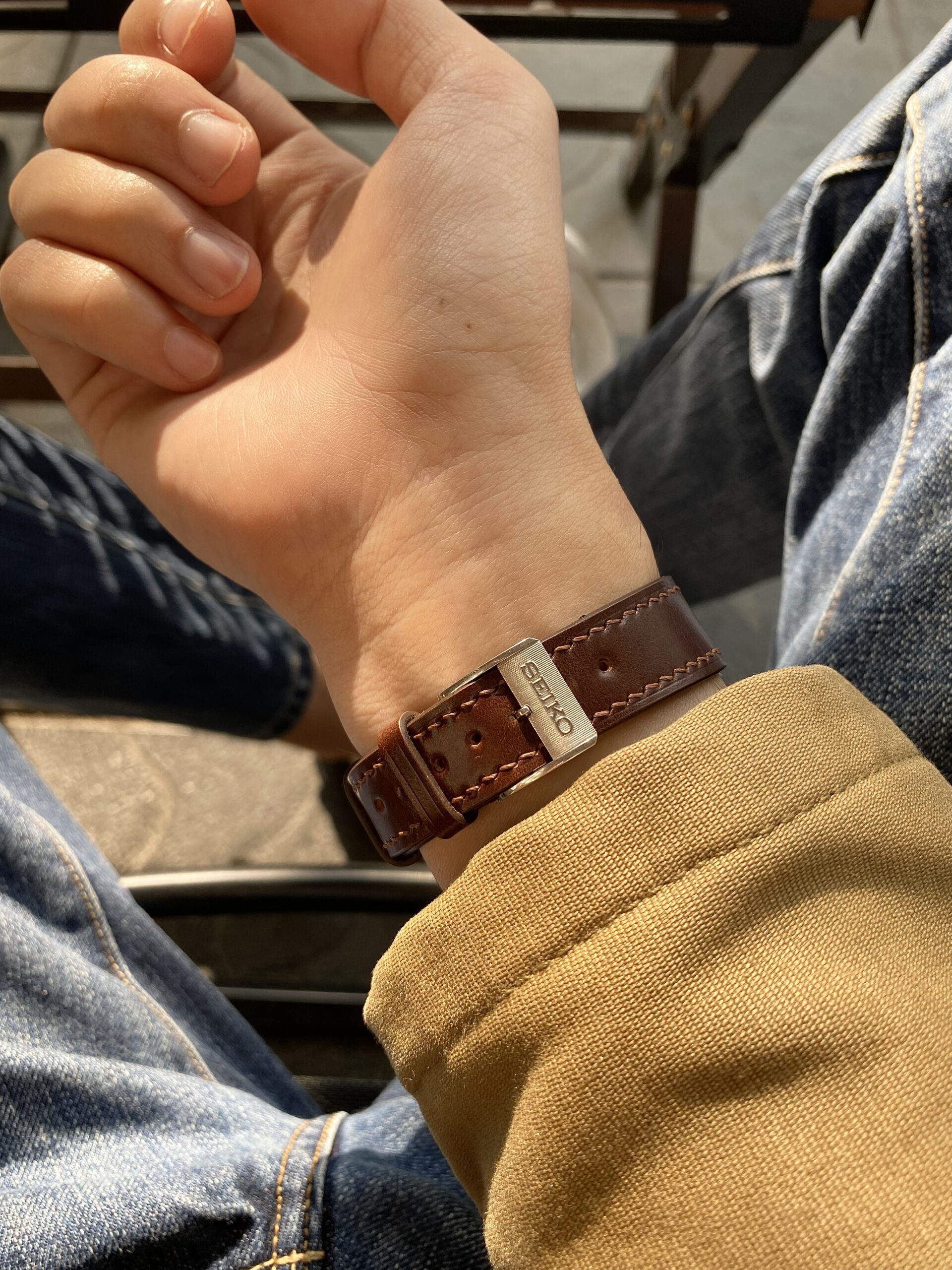 Vintage Seiko Buckle Stainless Steel 15mm