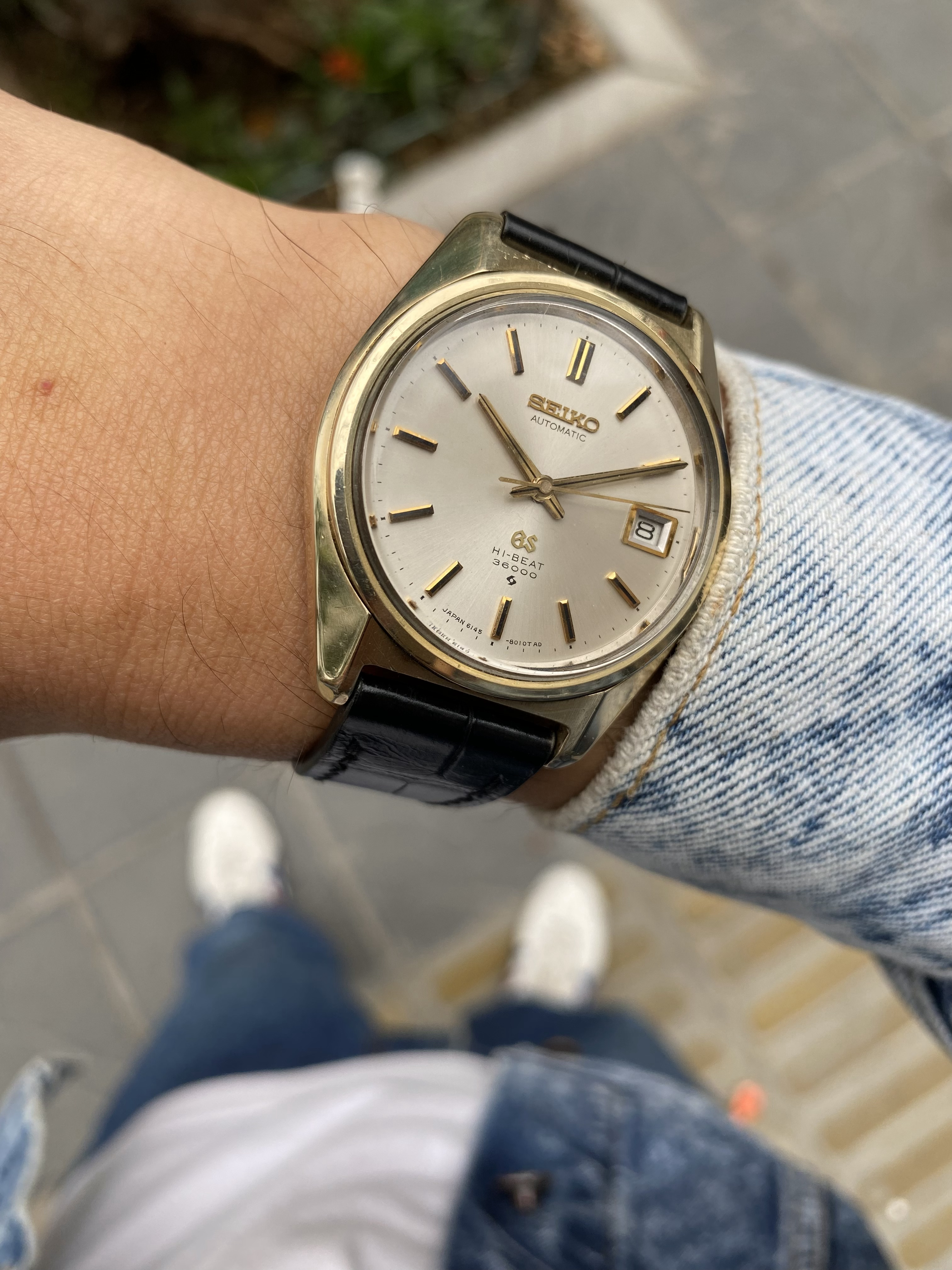 Grand Seiko 6145 8000 Cap Gold Grand Seiko Holic