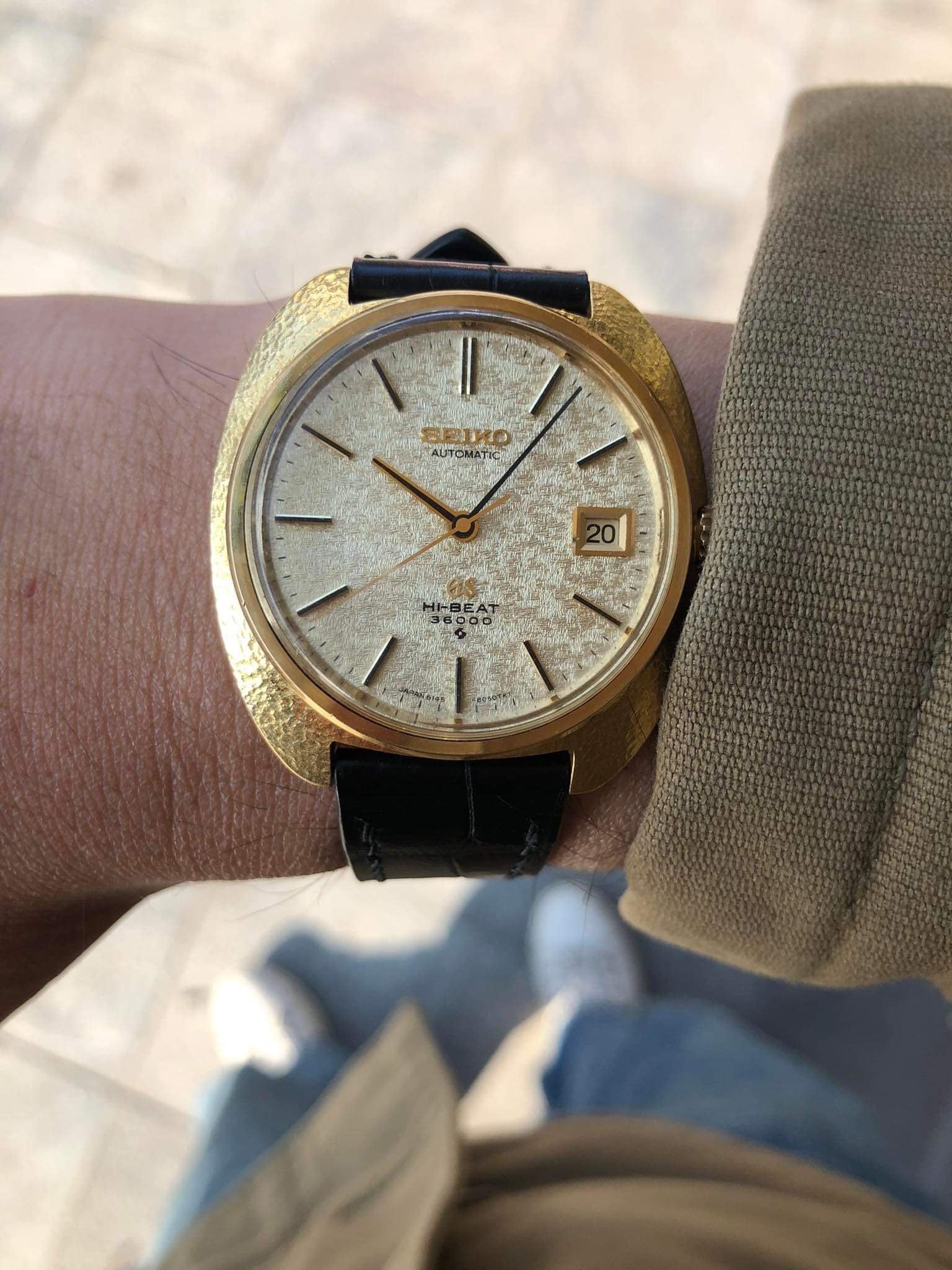 Grand Seiko 6145 8030 18K Solid Gold Grand Seiko Holic