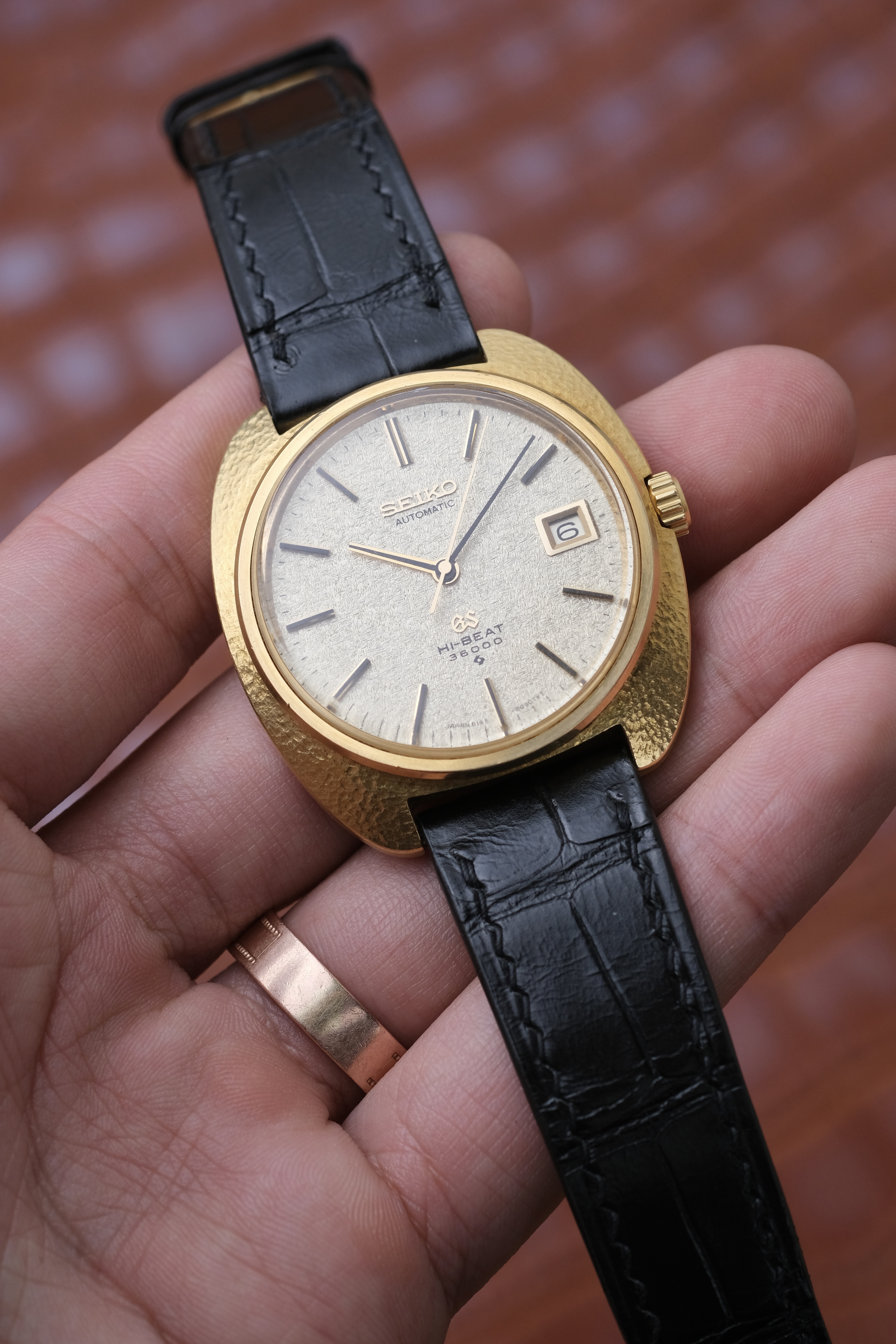 Grand Seiko 6145 8030 18K Solid Gold Grand Seiko Holic