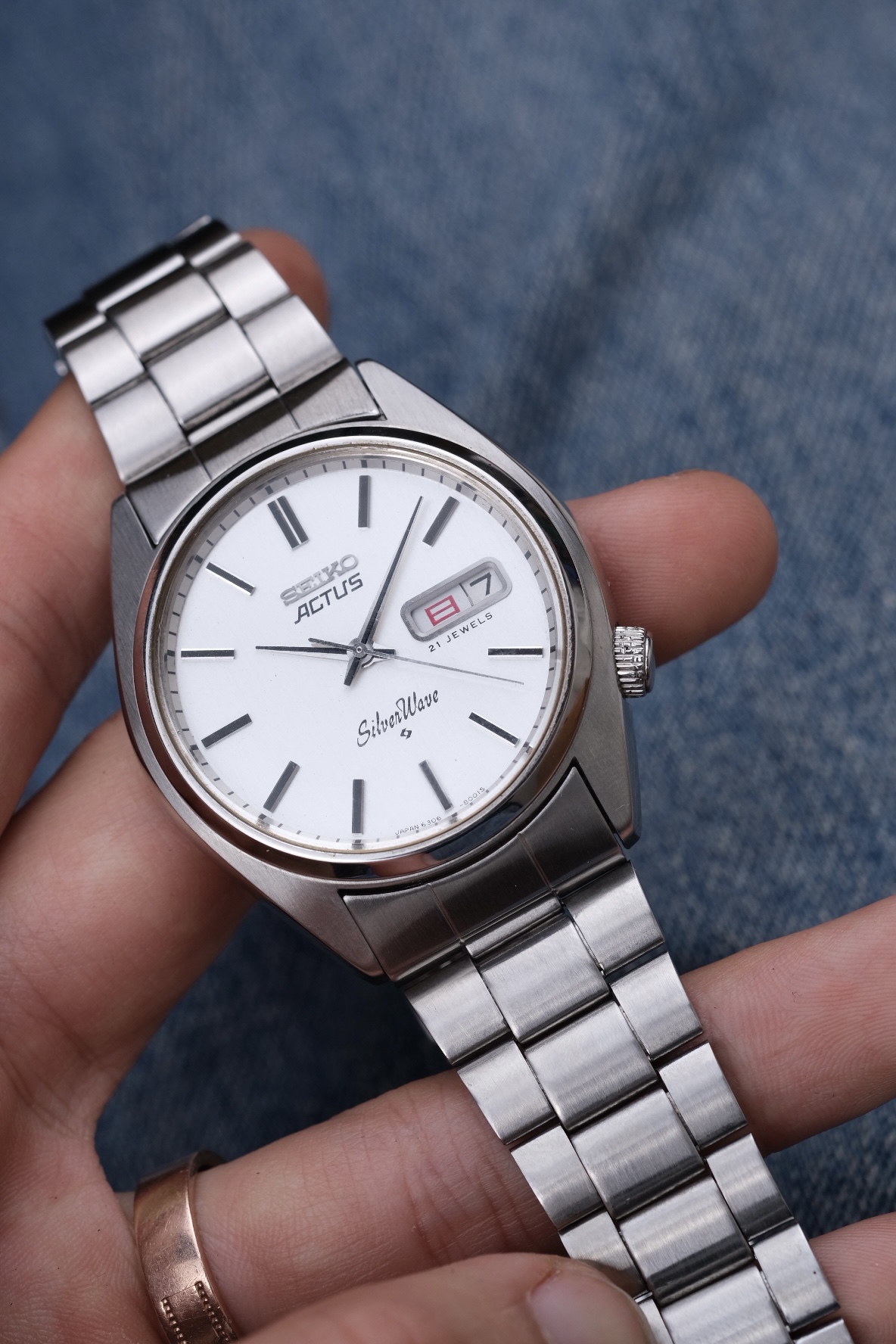 SEIKO SilverWave 6306 8000 Automatic Diver Style Watch Japan